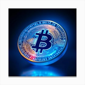 Bitcoin Coin 7 Canvas Print