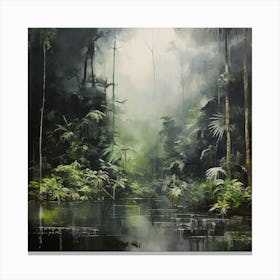 Jungle River 1 Canvas Print