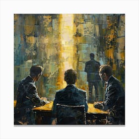 A Task Delegation Oil Painting Illustration 1718669622 2 Canvas Print