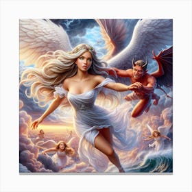 Angels And Demons II Canvas Print