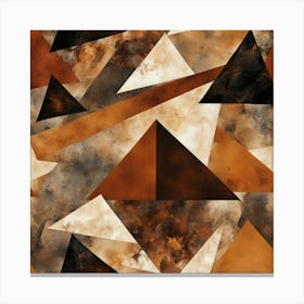 Abstract Triangles 12 Canvas Print