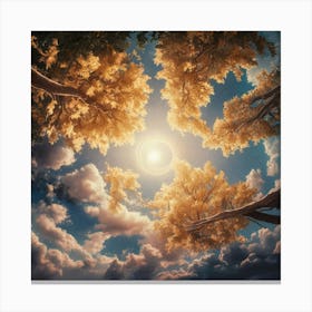 Sky And Trees Canvas Print