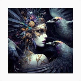 Crows Canvas Print