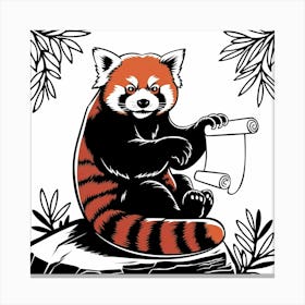 Red Panda 1 Canvas Print