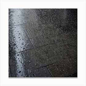 Rain On The Floor Canvas Print