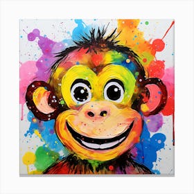 Zodiac Signs - Monkey Canvas Print