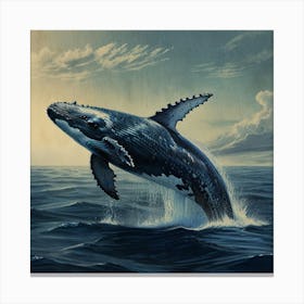 Humpback Whale 1 Canvas Print