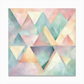 Abstract Triangles 7 Canvas Print