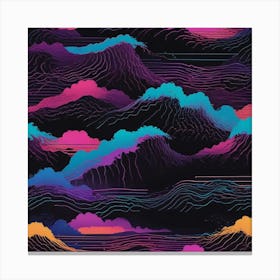 Wave Pattern Canvas Print