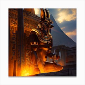 Egyptian God Canvas Print