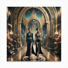 Symphony Of The Night Canvas Print