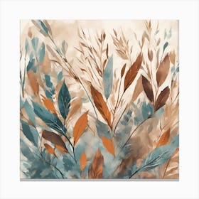 Abstract Watercolor Painting Canvas Print