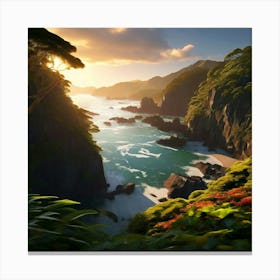 Paparoa National Park New Zealand Canvas Print