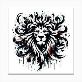 Lion Head 2 Canvas Print