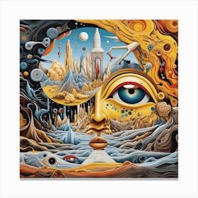 'The Face Of The Universe' Canvas Print