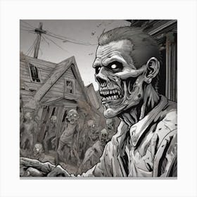 Walking Dead Canvas Print