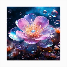 Iridescent Flower Canvas Print