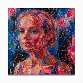 Portrait Of A Girl Canvas Print