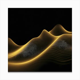 Abstract Wave Pattern 13 Canvas Print