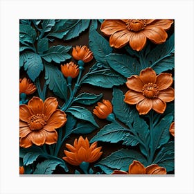 Floral Pattern 22 Canvas Print