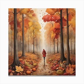 Autumn Forest Canvas Print