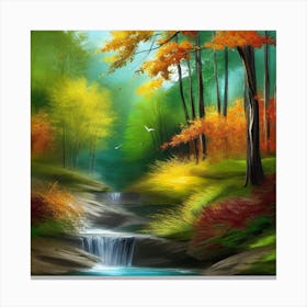 Autumn Forest 120 Canvas Print