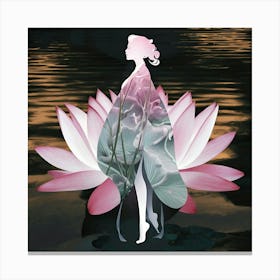 Lotus Flower 85 Canvas Print