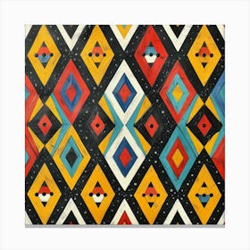 Aztec Diamonds Canvas Print