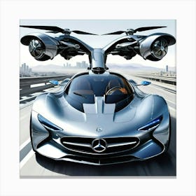 Futuristic Mercedes 1 Canvas Print