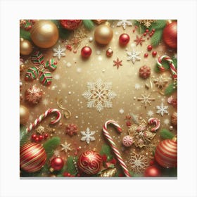 Christmas Background 33 Canvas Print