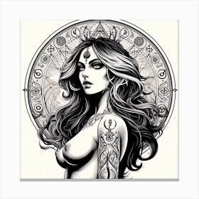 Lilith Sister To Man Canvas Print