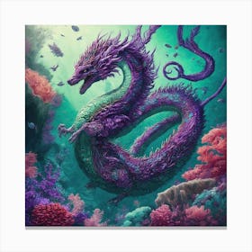 Fluffy Dragon Canvas Print