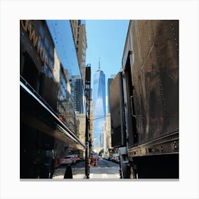View Of The World Trade Center Canvas Print