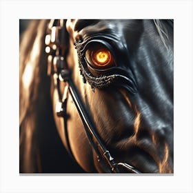 Eye Of The Horse 7 Canvas Print