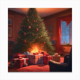 Christmas Tree 55 Canvas Print