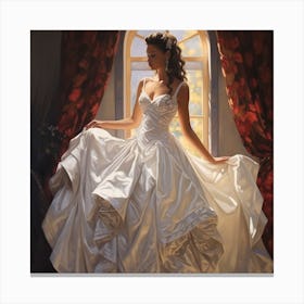 Wedding Dress Canvas Print