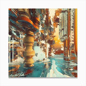 Industrial City 5 Canvas Print