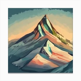 Mountain Painting Canvas Print