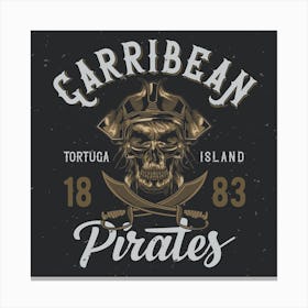 Caribbean Pirates Canvas Print