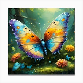 Aetherwing Butterfly #4 Canvas Print