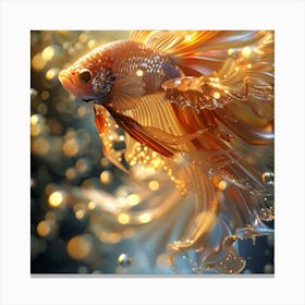 Siamese Fish 1 Canvas Print