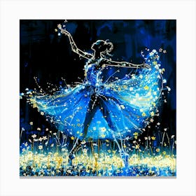 Ethereal Essence - Ballerina Magical Canvas Print