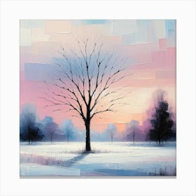 Ii Winter Landscape Canvas Print Canvas Print