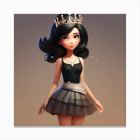 A beautiful princess  Canvas Print