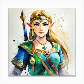 Legend Of Zelda Breath Of The Wild 4 Canvas Print