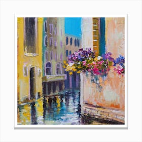 Venice.Printed wall painting, high-level art. 1 Canvas Print