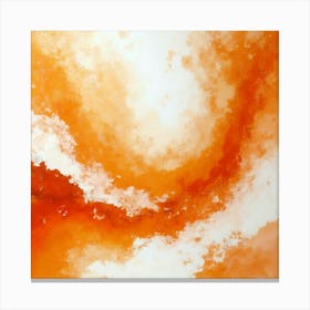 Orange Leinwandbild