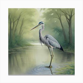 Heron Canvas Print