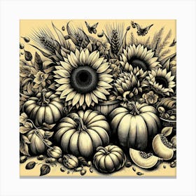 Autumn harvest Canvas Print