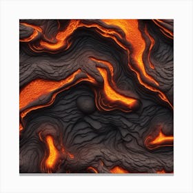 Lava Texture 7 Canvas Print